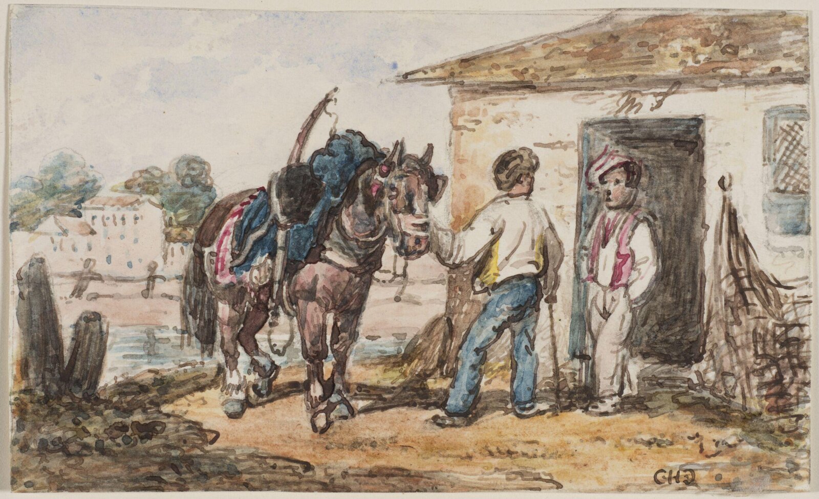 Drawing, Charles Cooper Henderson, 1803-1877