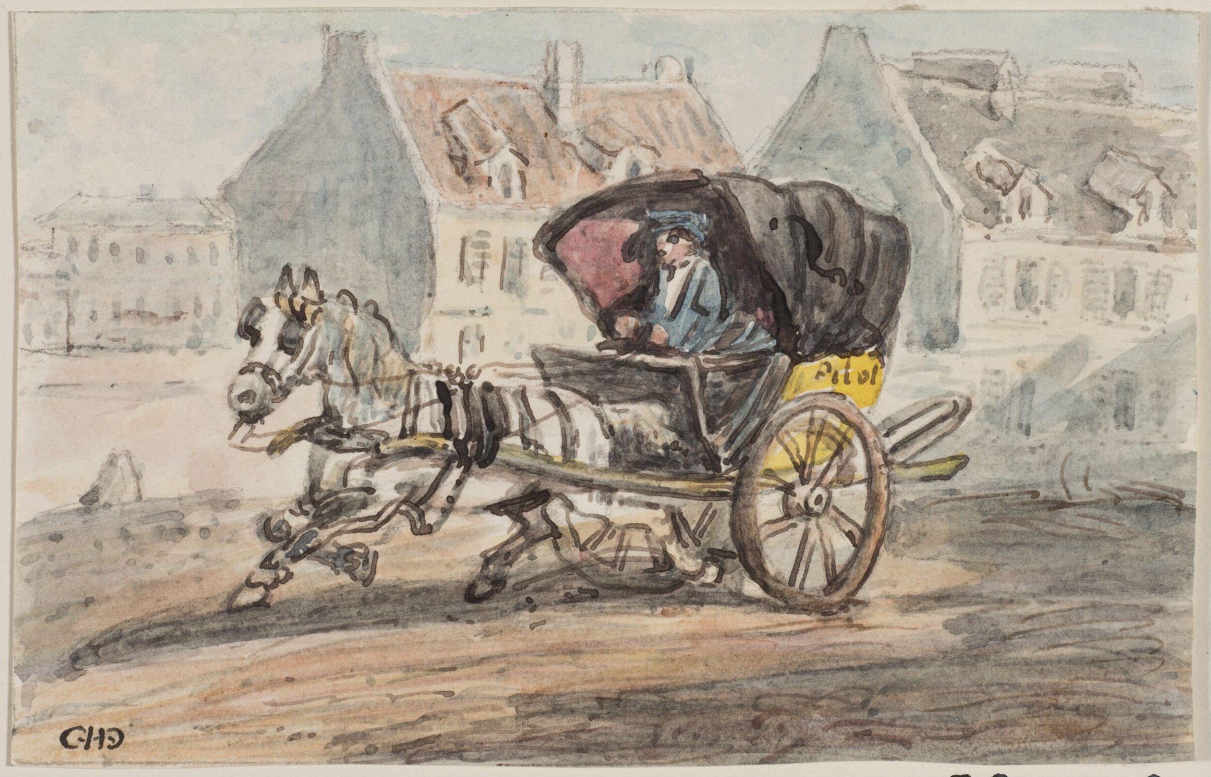 Drawing, Charles Cooper Henderson, 1803-1877