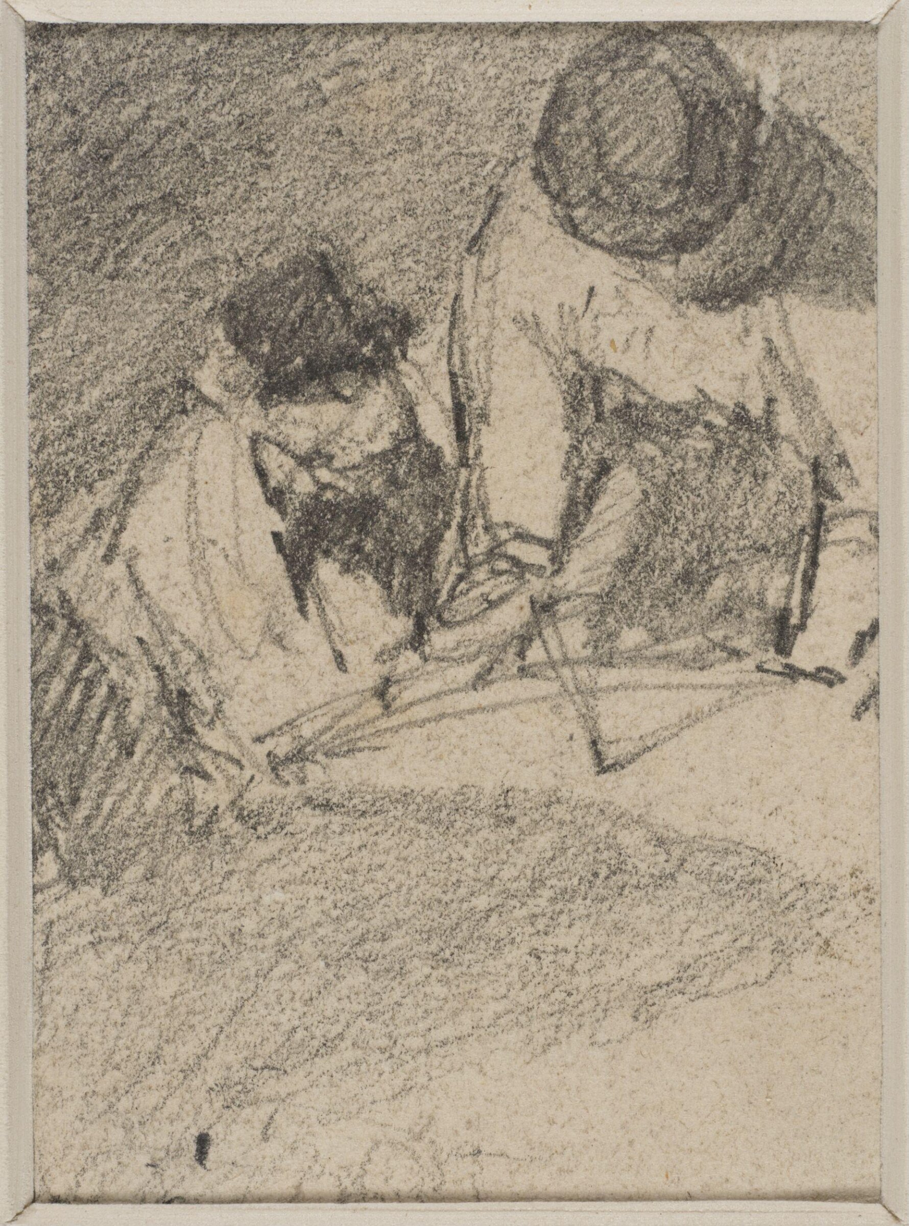 Two men studying a chart, Джон Селл Котман, ок. 1800–1842