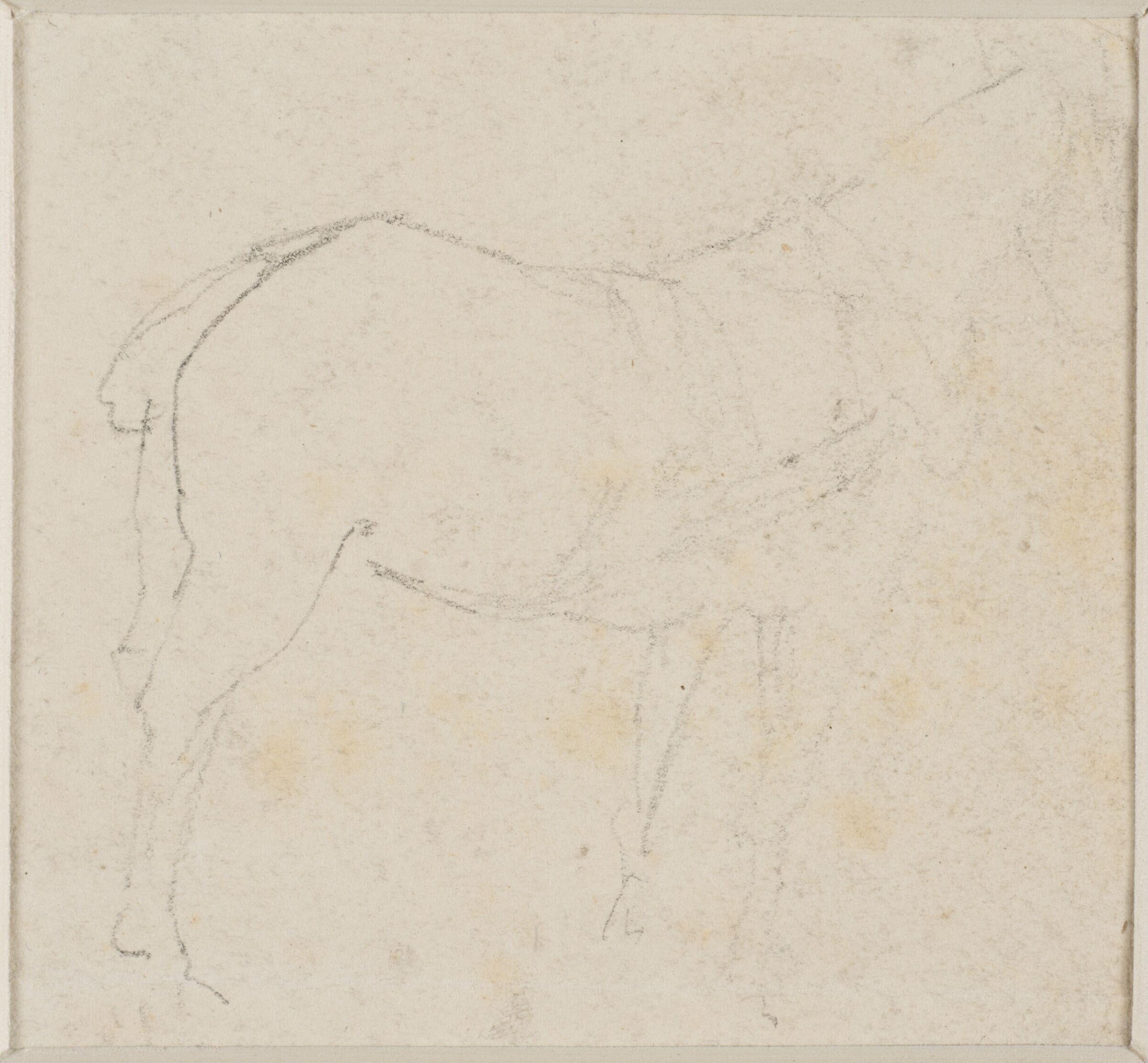 Study of a horse, John Sell Cotman, ca. 1820s