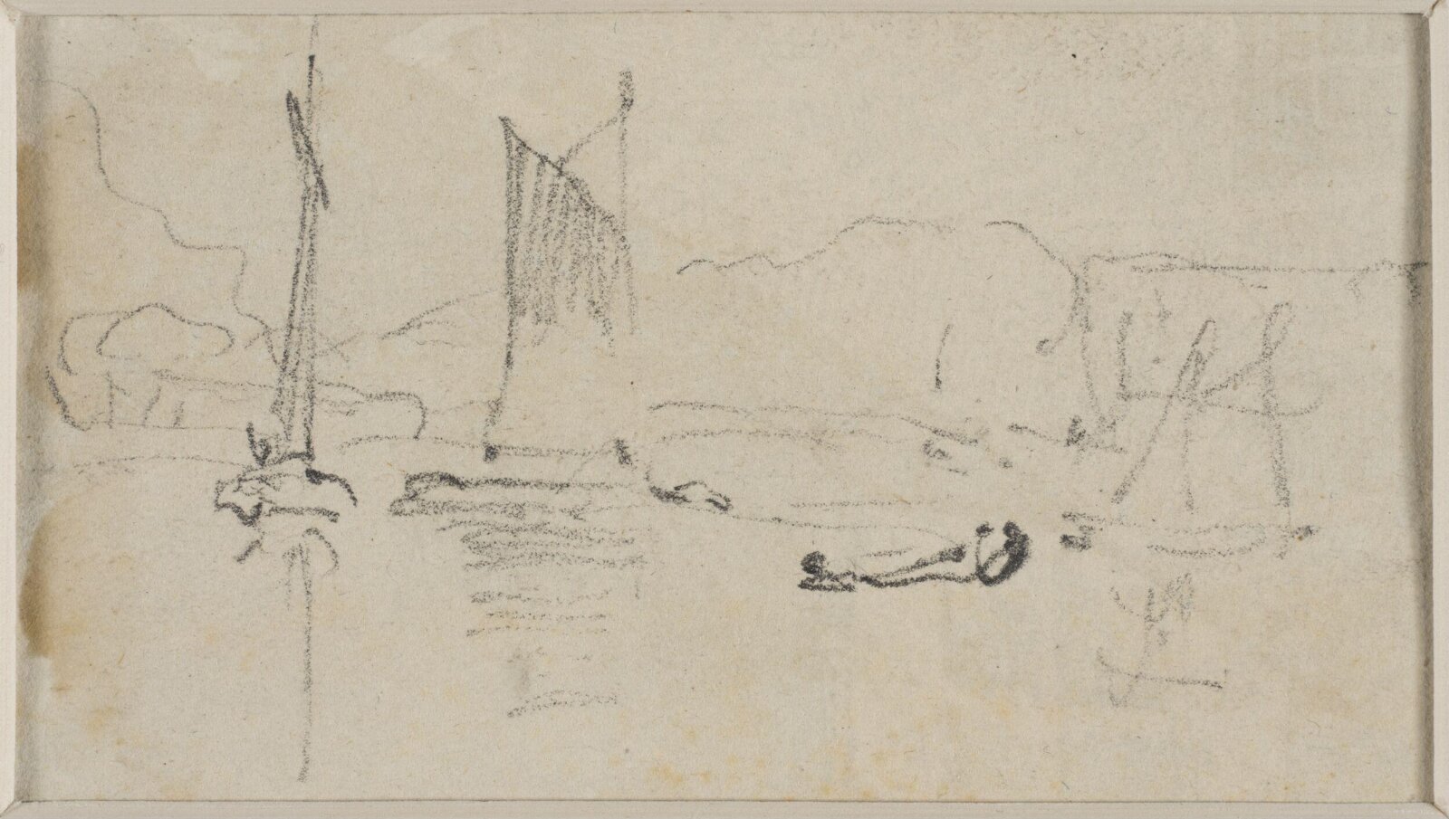 Harbour scene, John Sell Cotman, ca. 1800-42