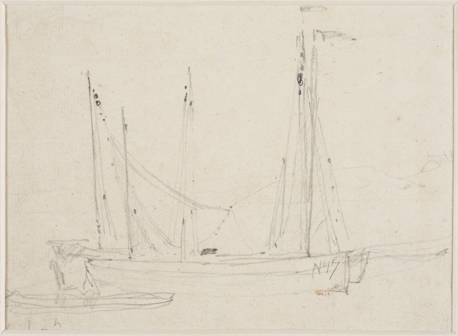 Fishing boats, John Sell Cotman, 07/09/1823