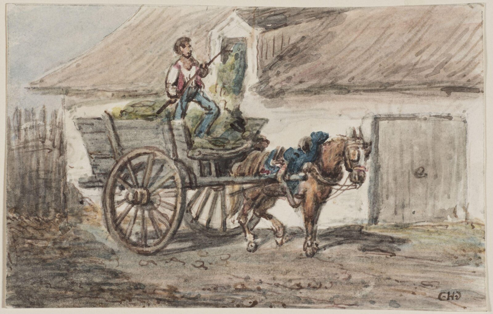 Drawing, Charles Cooper Henderson, 1803-1877