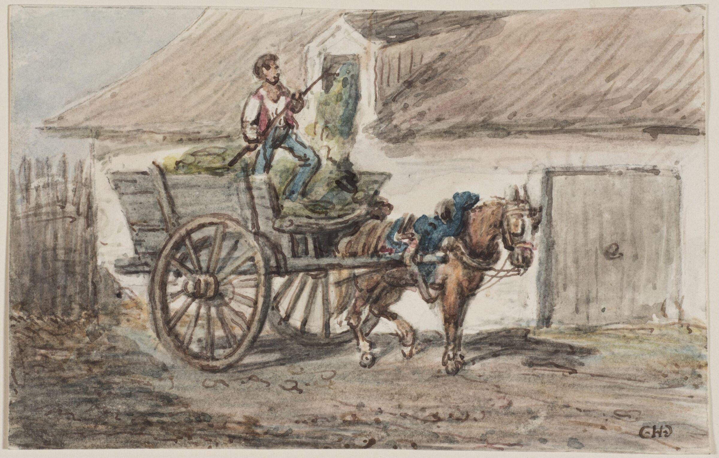 Drawing, Charles Cooper Henderson, 1803-1877