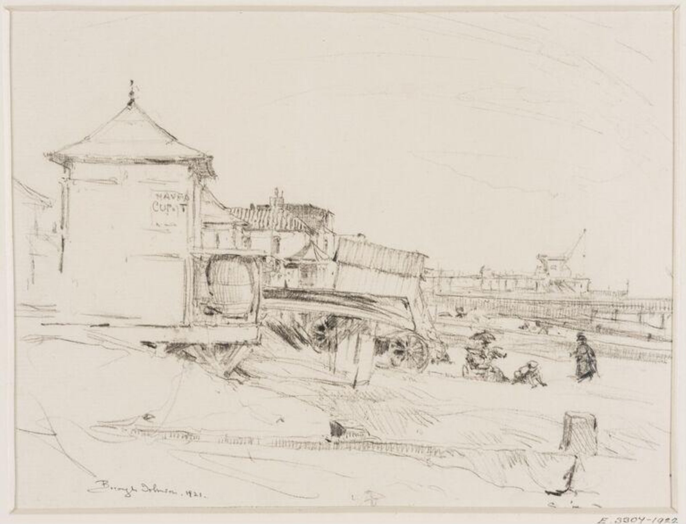 Drawing, Ernest Borough Johnson, 1921