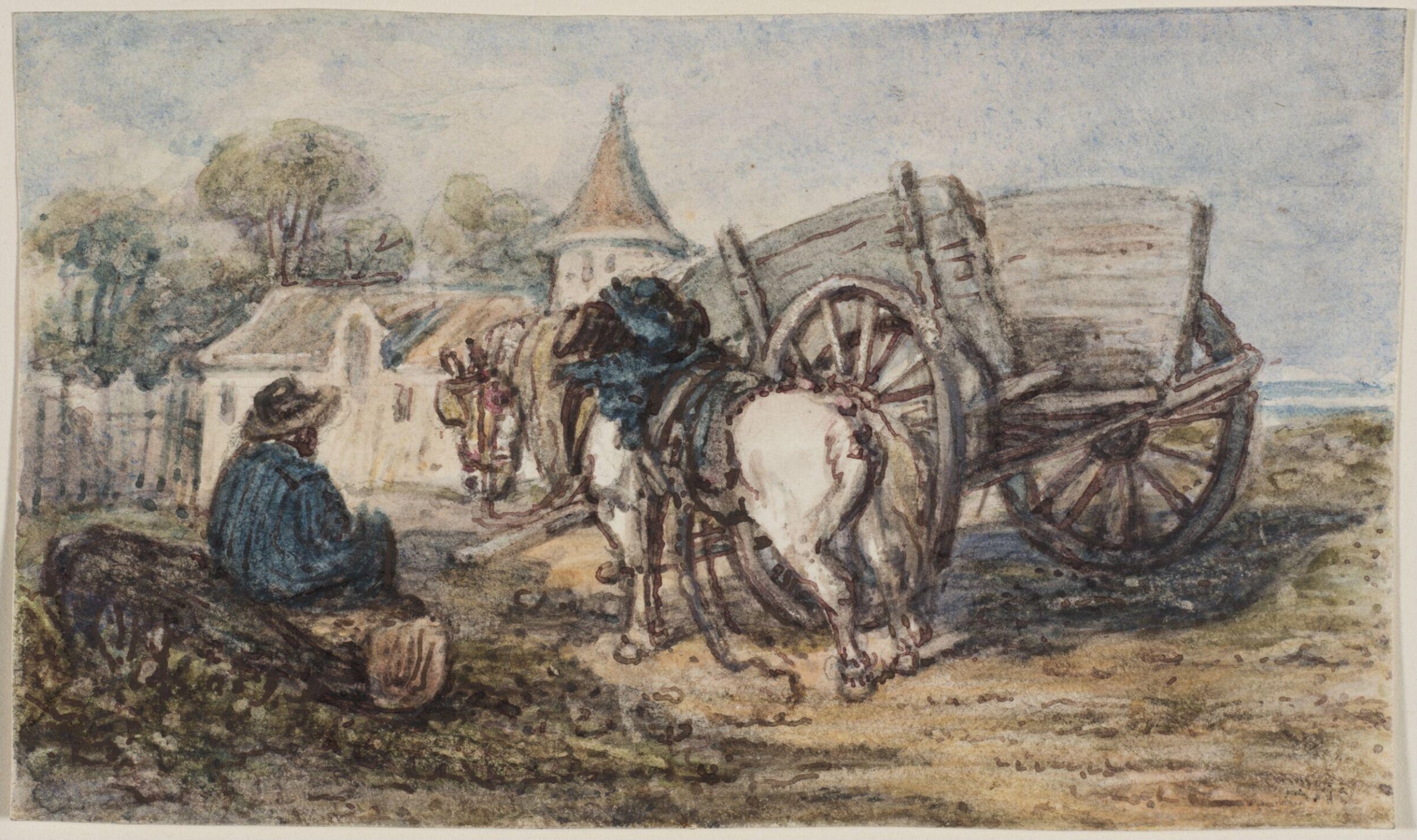 Drawing, Charles Cooper Henderson, 1803-1877