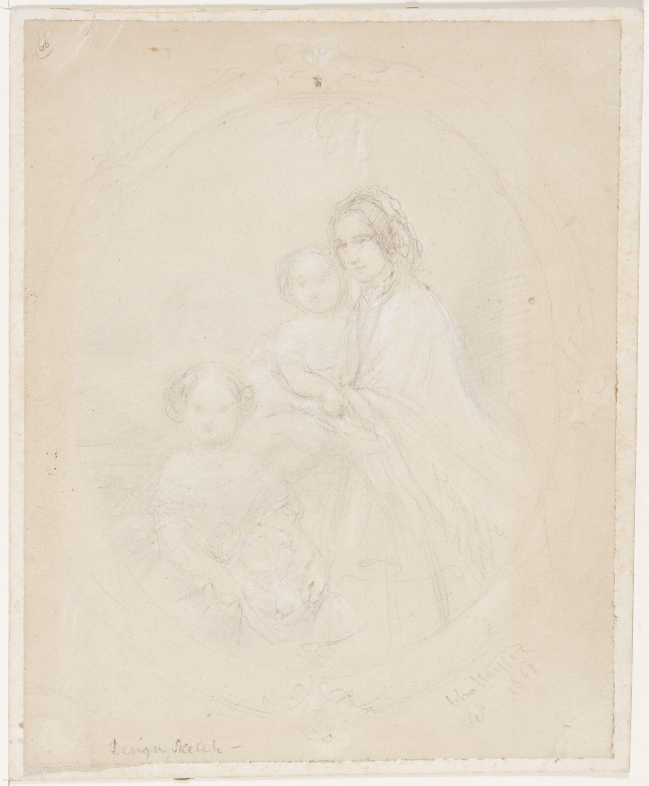 Drawing, John Hayter, February 1861