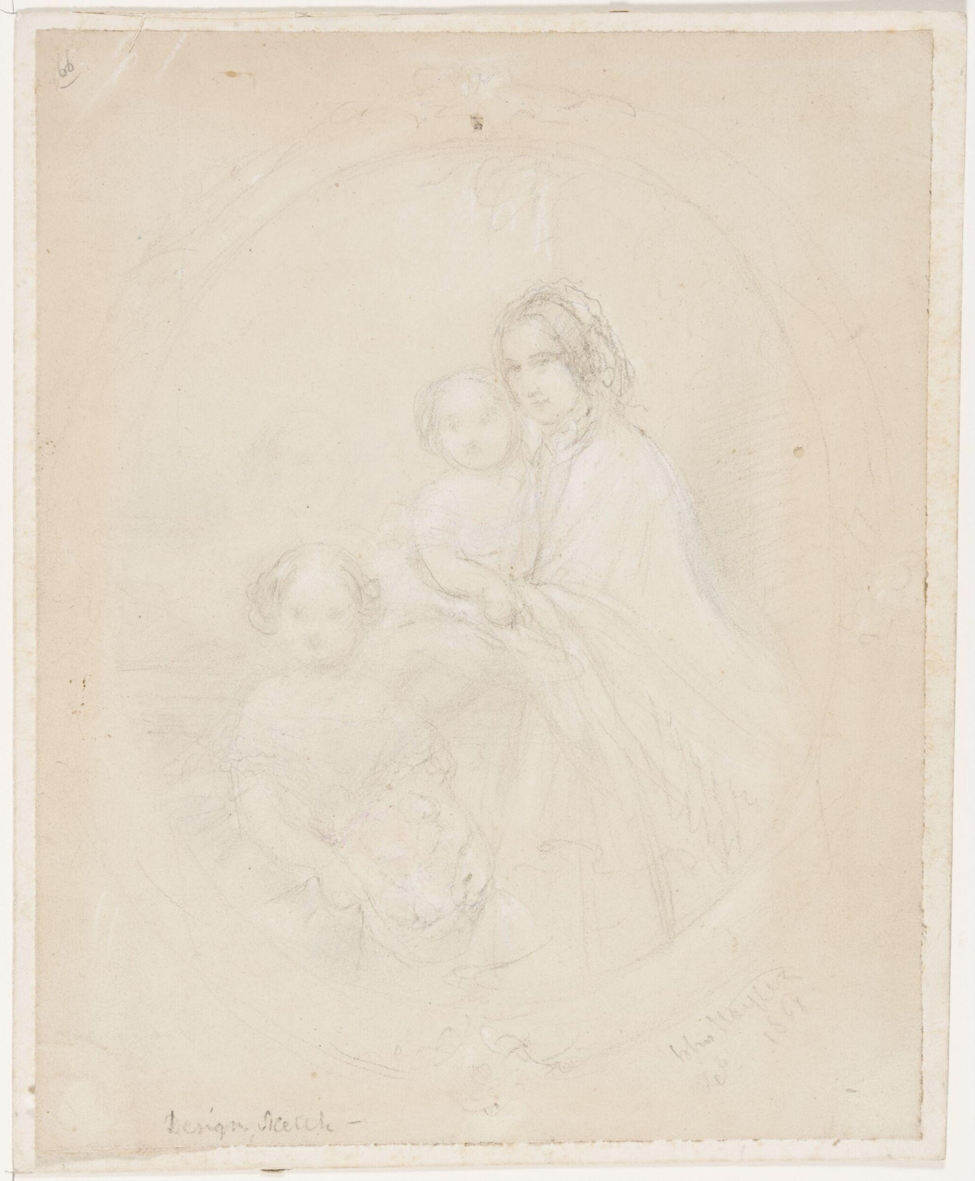 Drawing, John Hayter, February 1861