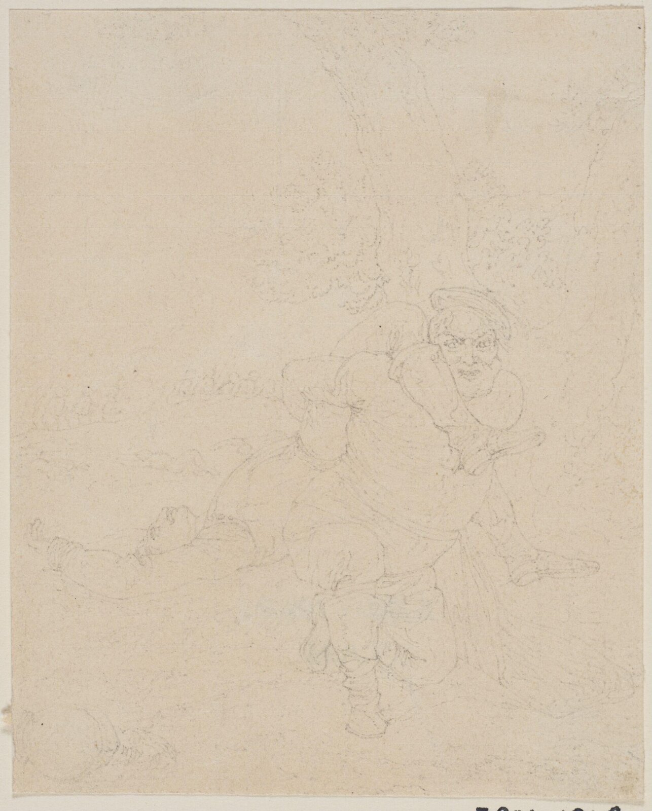 Drawing, Richard James Lane, 1800-1872