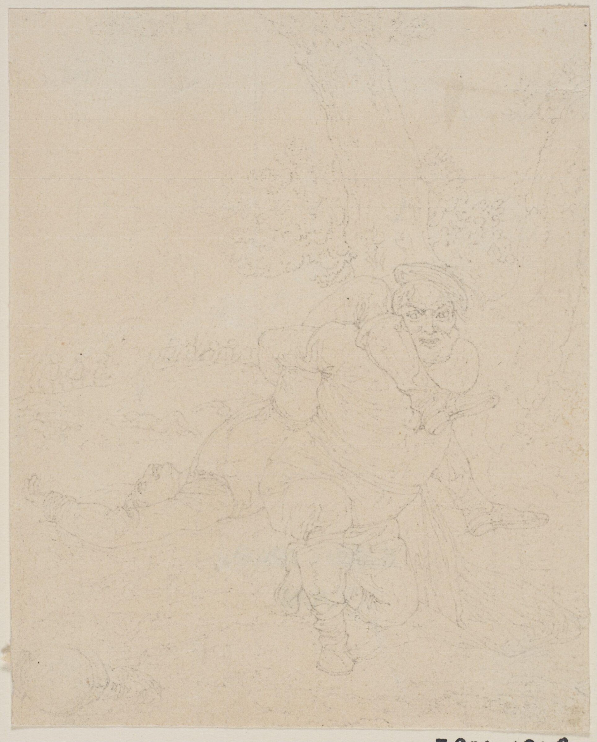 Drawing, Richard James Lane, 1800-1872