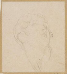 Sketch of the head of a young woman, possibly Eliza O'Neill thumbnail 1