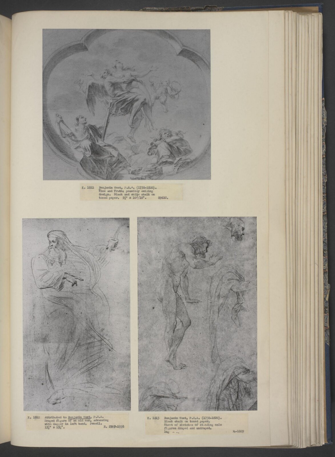 Drawing, Benjamin West, 1775-1810