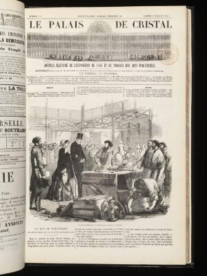 Le Palais de cristal: journal illustré de l'Exposition de 1851