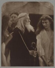 King Lear allotting his kingdom to his three daughters thumbnail 1