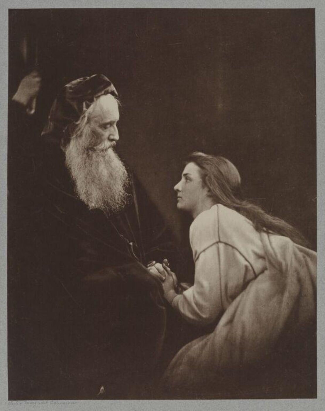 Cameron, Julia Margaret, Prospero and Miranda