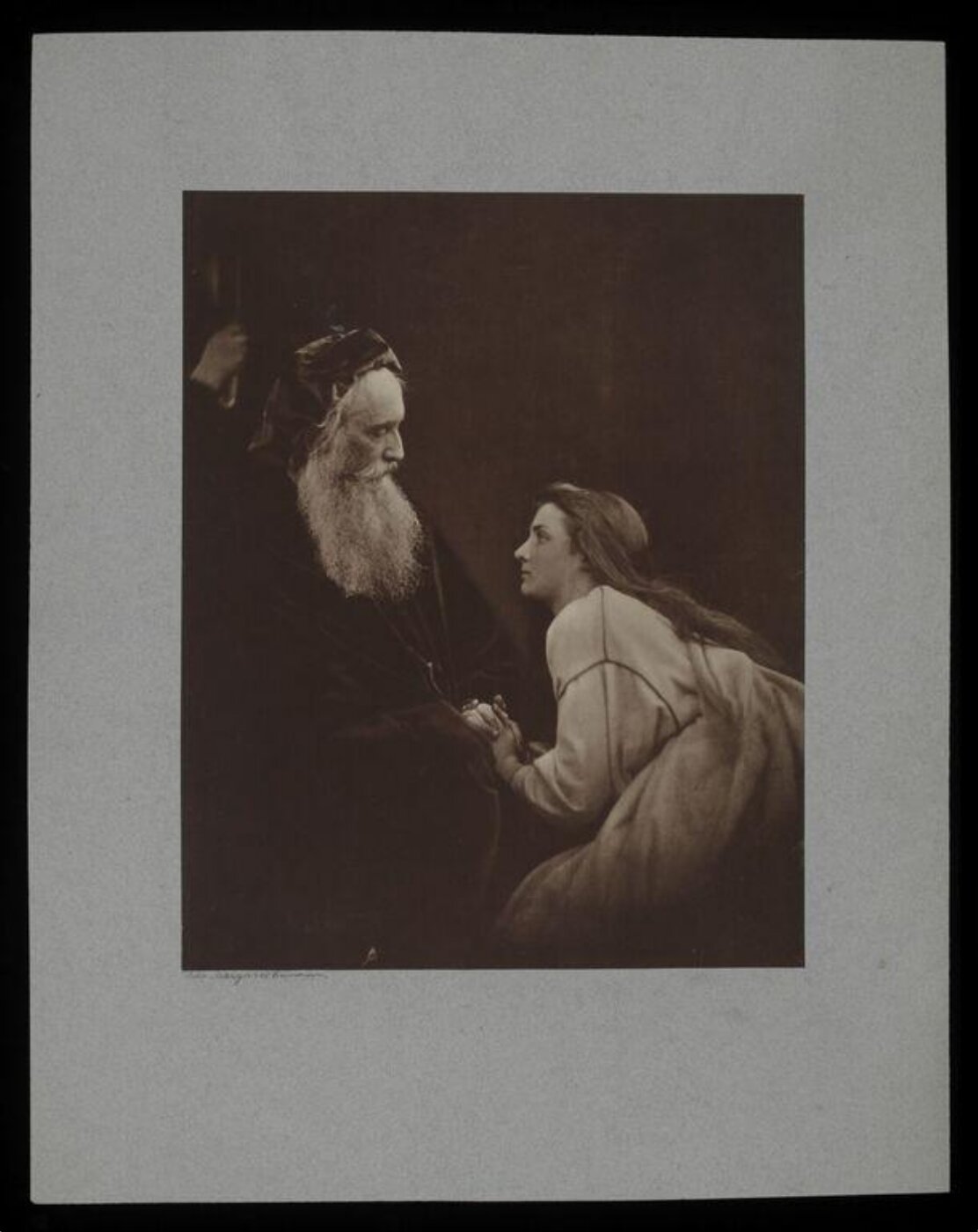 Cameron, Julia Margaret, Prospero and Miranda
