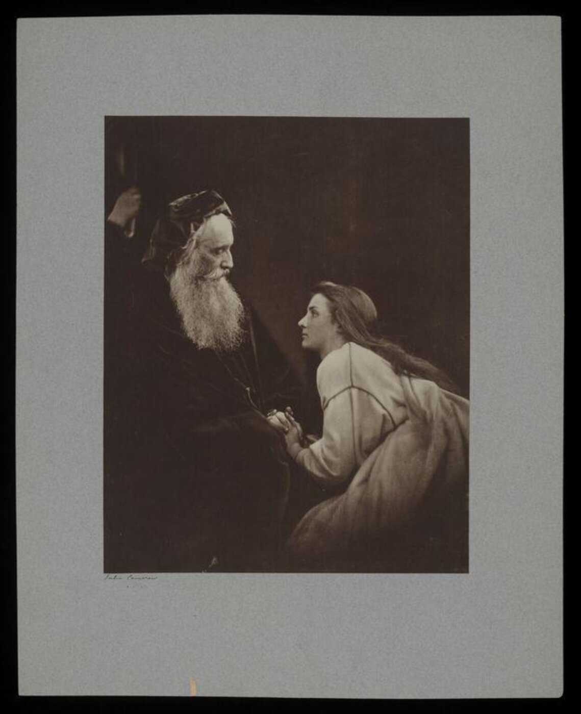 Cameron, Julia Margaret, Prospero and Miranda