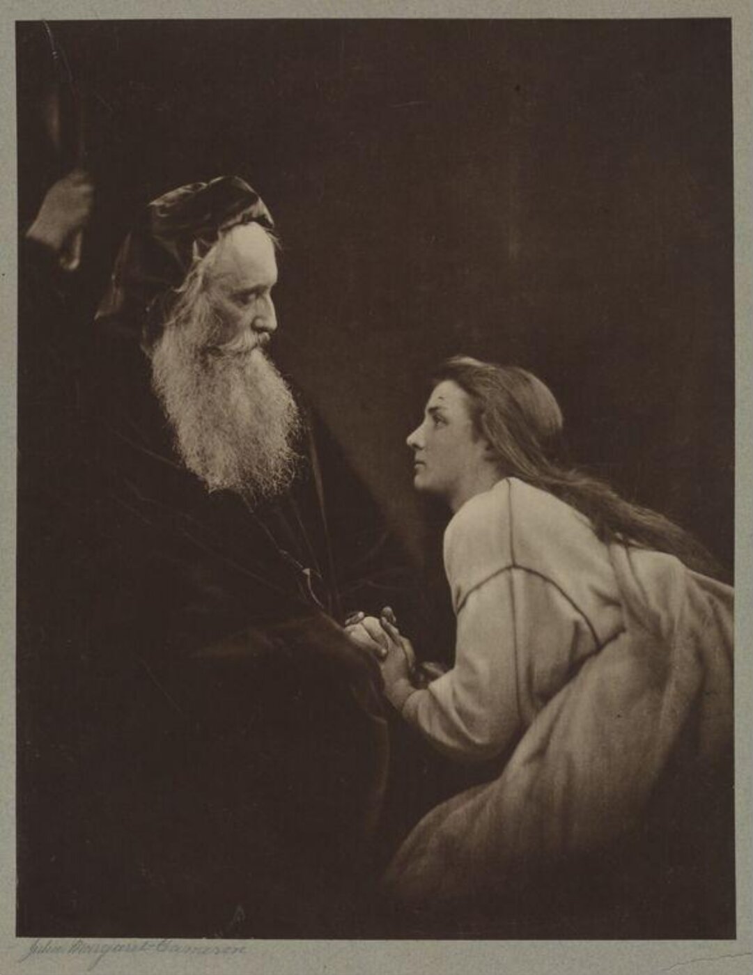 Cameron, Julia Margaret, Prospero and Miranda