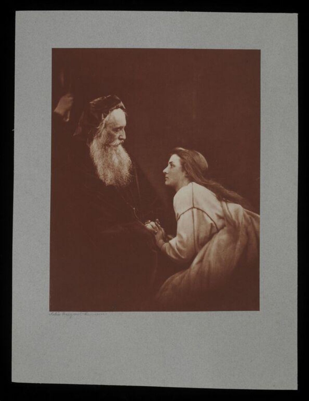 Cameron, Julia Margaret, Prospero and Miranda