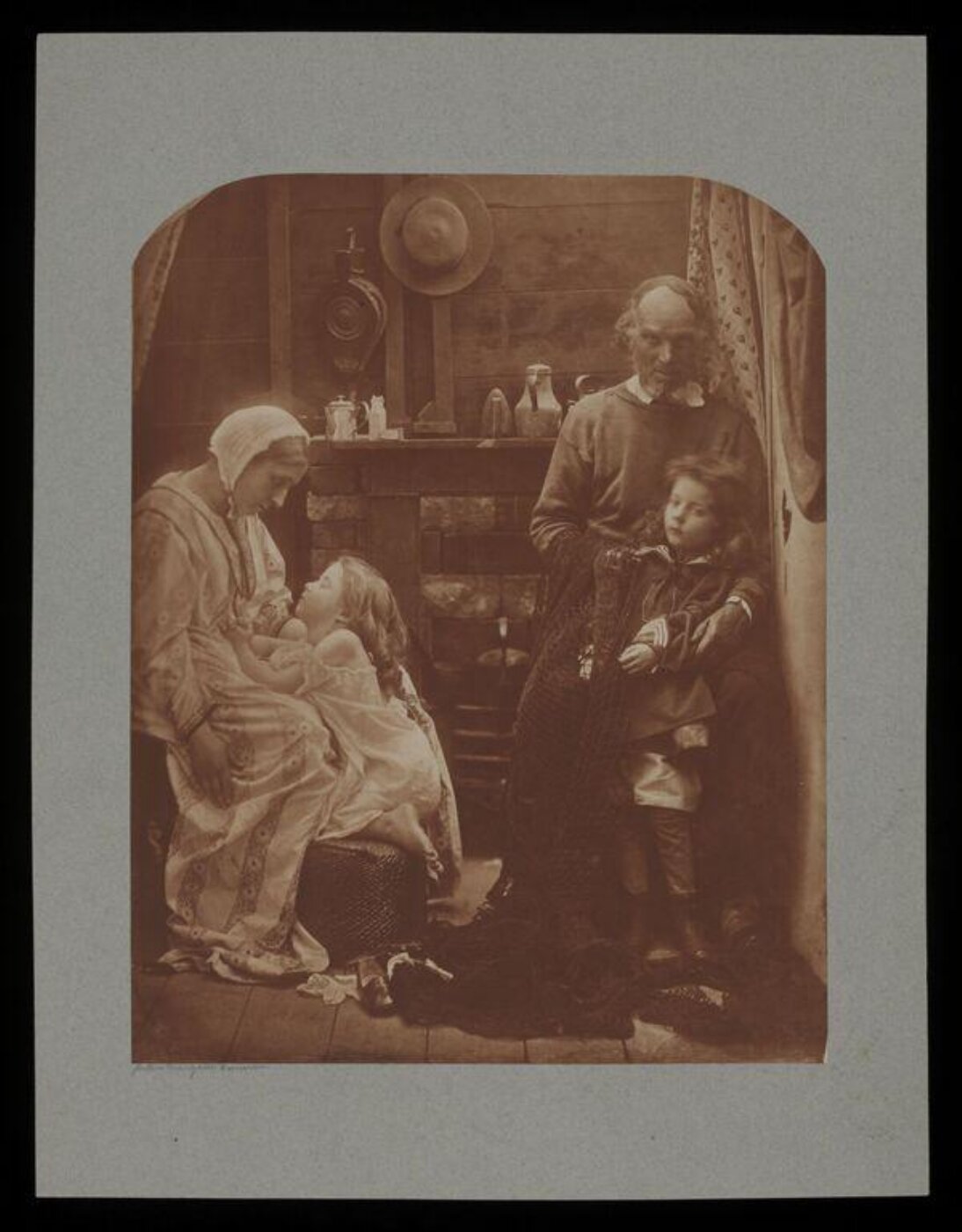 Cameron, Julia Margaret, 'Three Fishers went sailing out into the West'