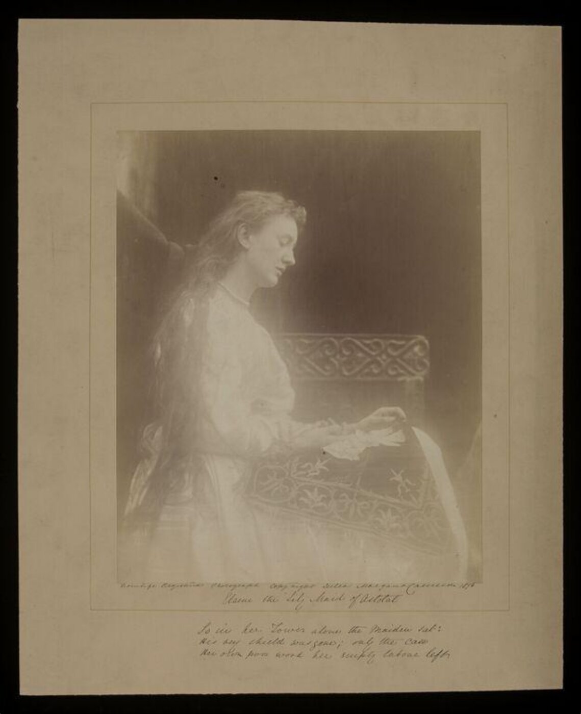 Cameron, Julia Margaret, Elaine