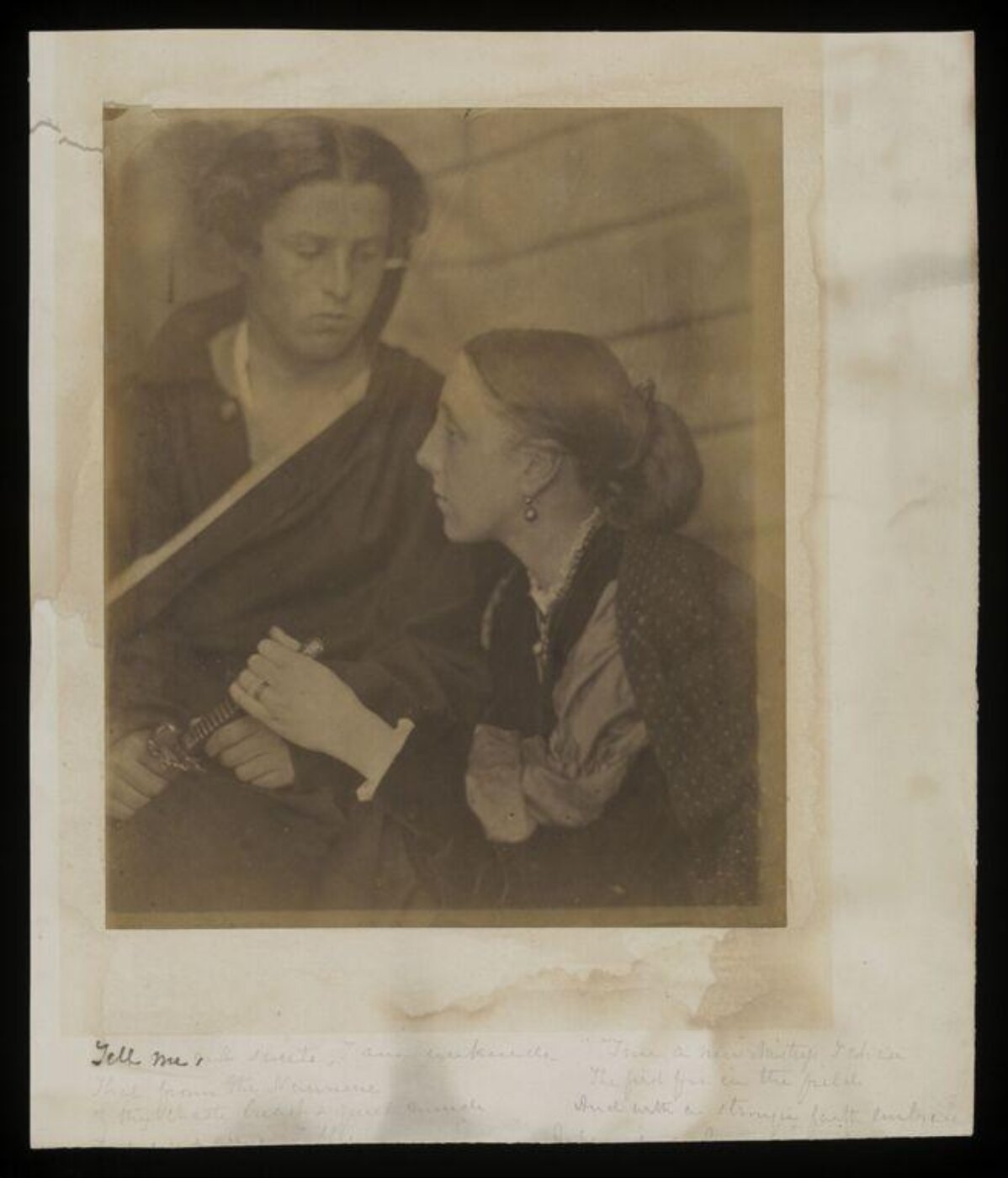 Julia Margaret Cameron, Tell me not sweet, I am unkinde