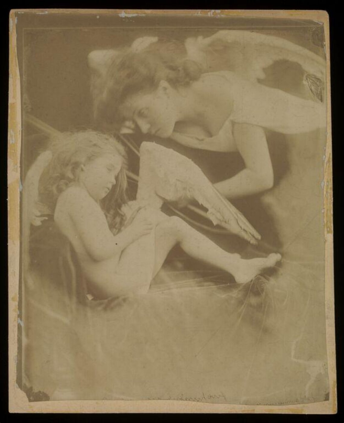 Cameron, Julia Margaret, Venus Chiding Cupid and Removing His Wings