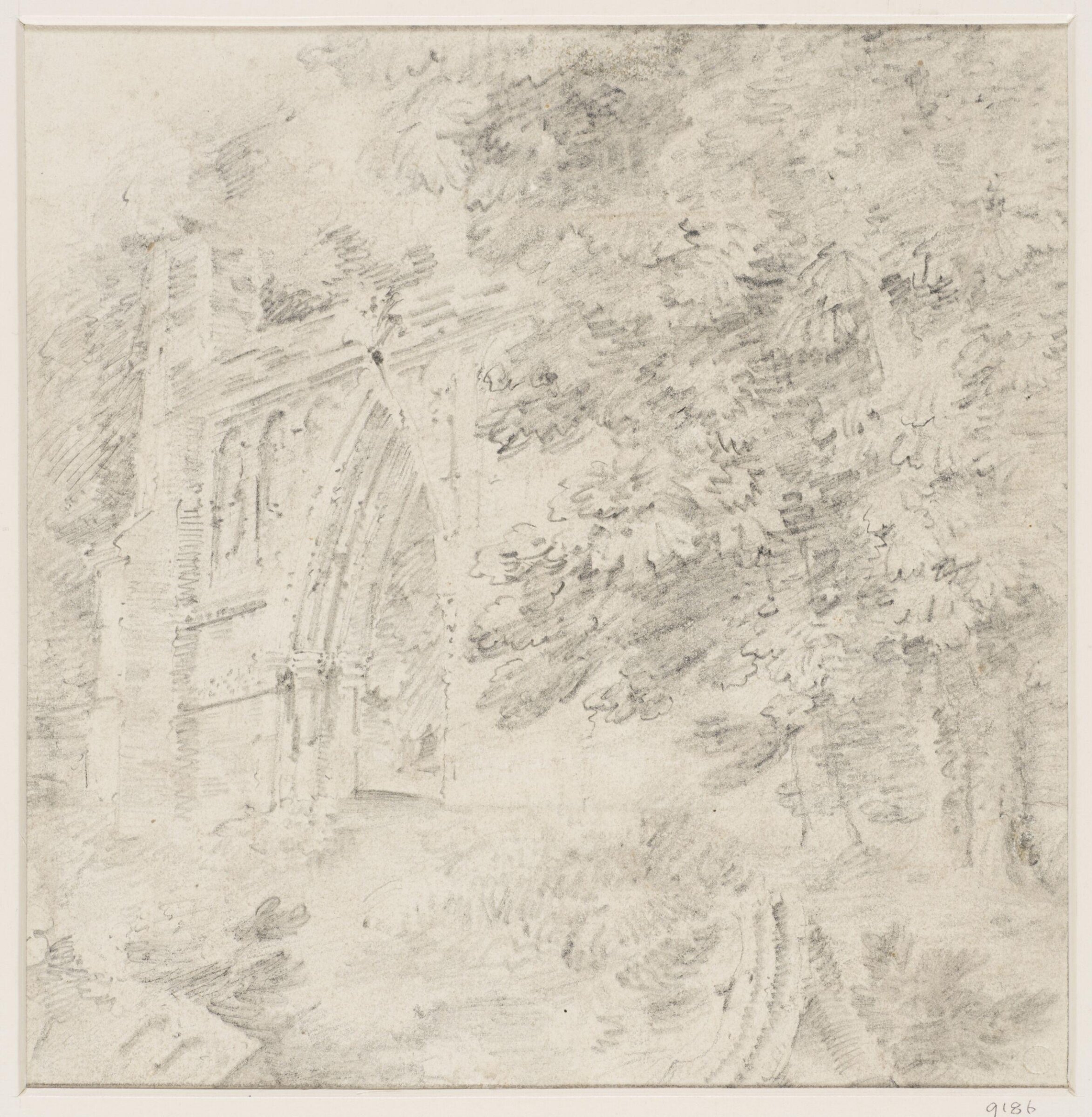 Drawing, David Cox the elder, ca. early 19th century