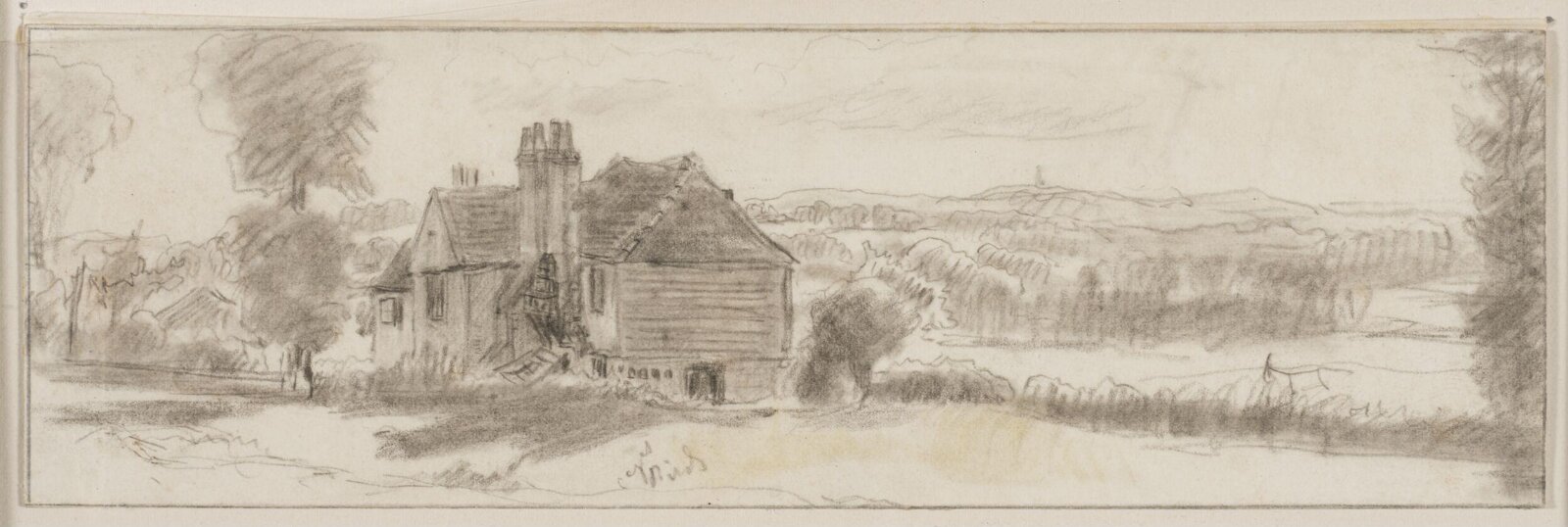 Drawing, Frederick William Keyl, 19th century