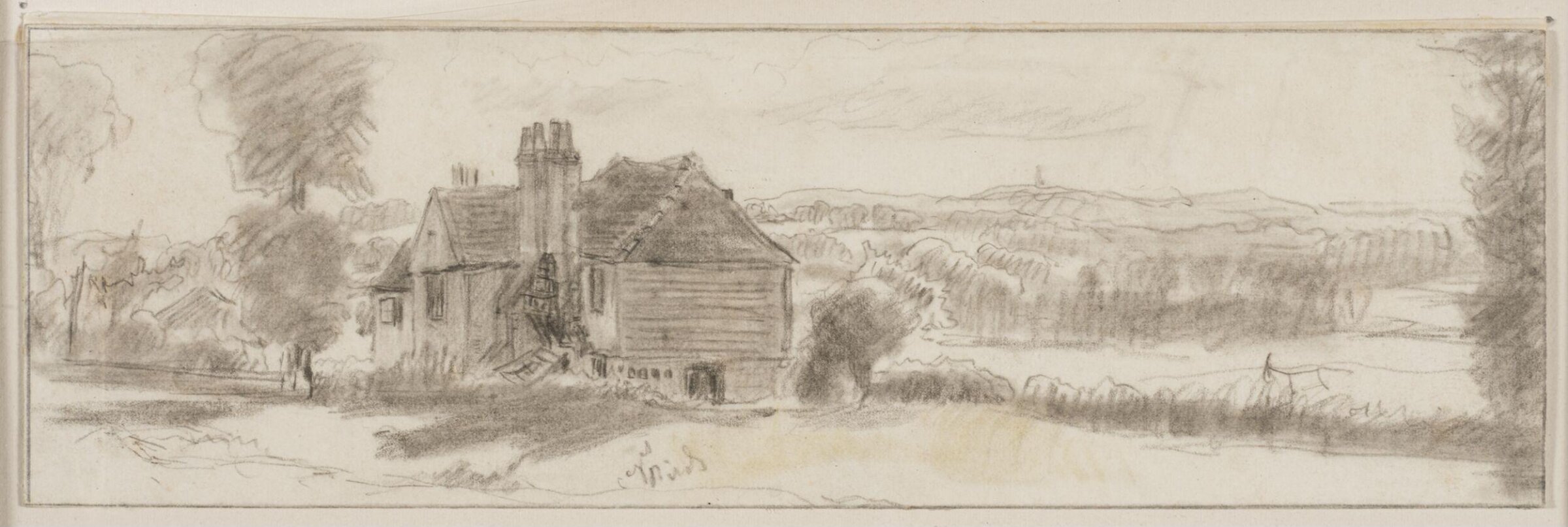Drawing, Frederick William Keyl, 19th century