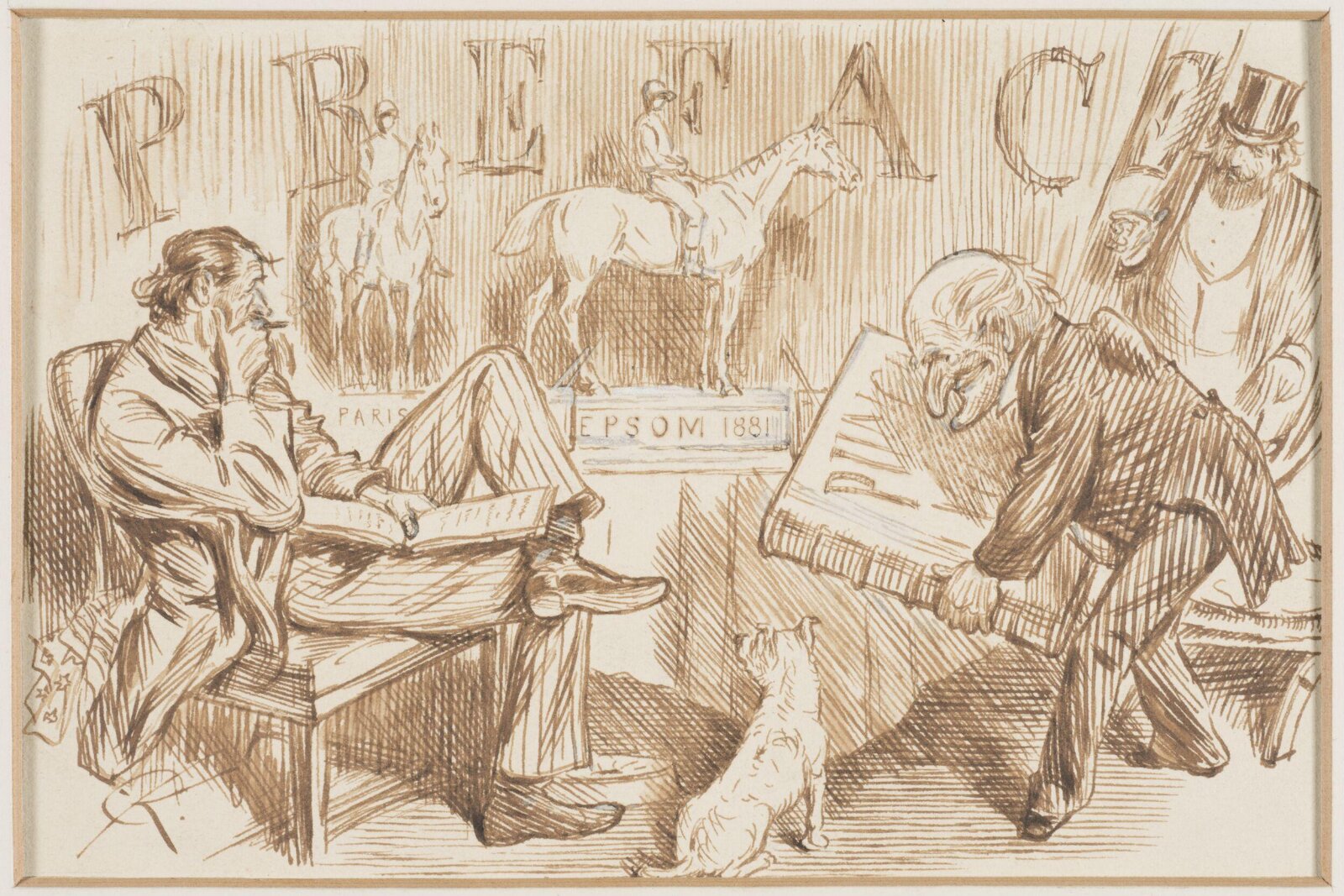 Design for Preface to Punch, Charles Samuel Keene