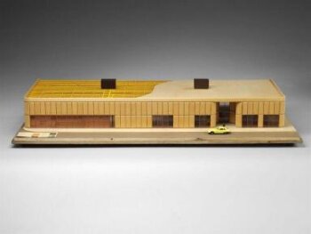 Architectural Model of the Herman Miller Factory by Nicholas Grimshaw and Partners