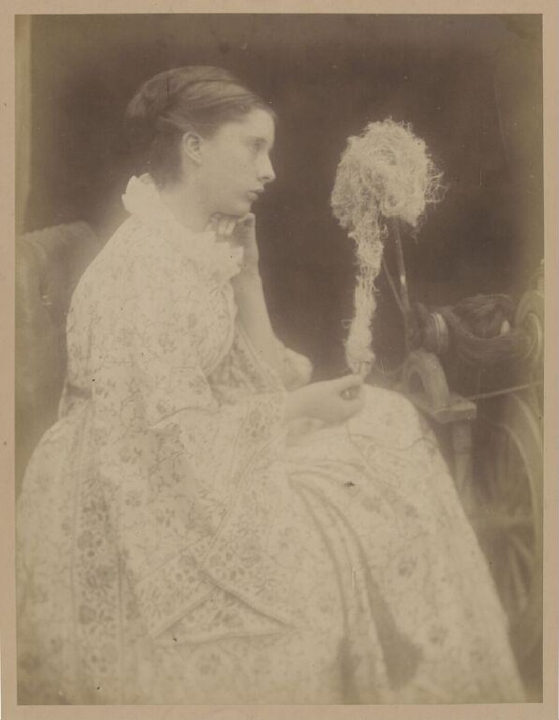 Cameron, Julia Margaret, The Spinning Wheel