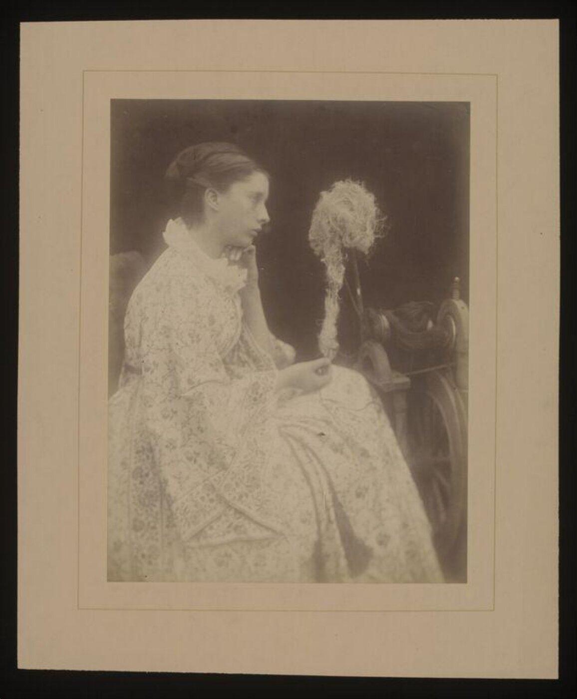 Cameron, Julia Margaret, The Spinning Wheel