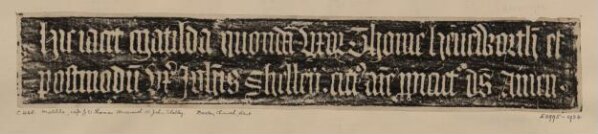 Matilda Heneworth, ca. 1445