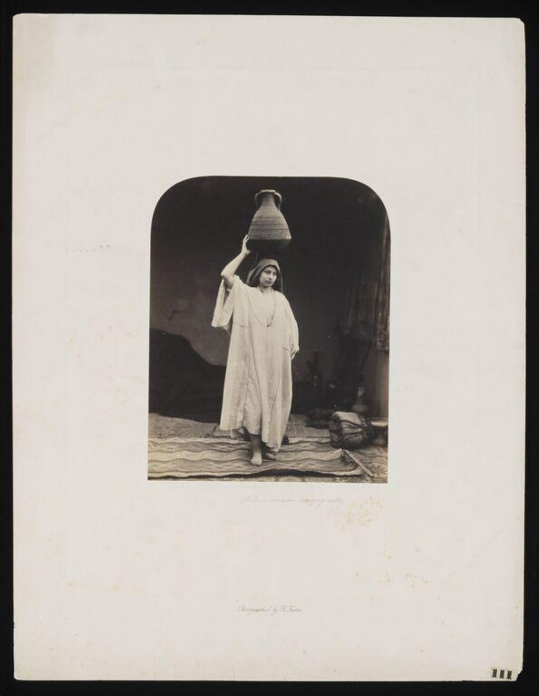 Fenton, Roger, Nubian Woman Carrying Water