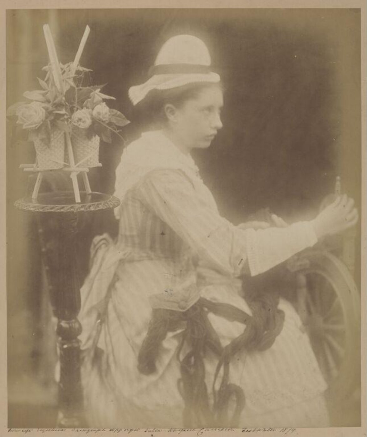 Cameron, Julia Margaret, The Spinning Wheel