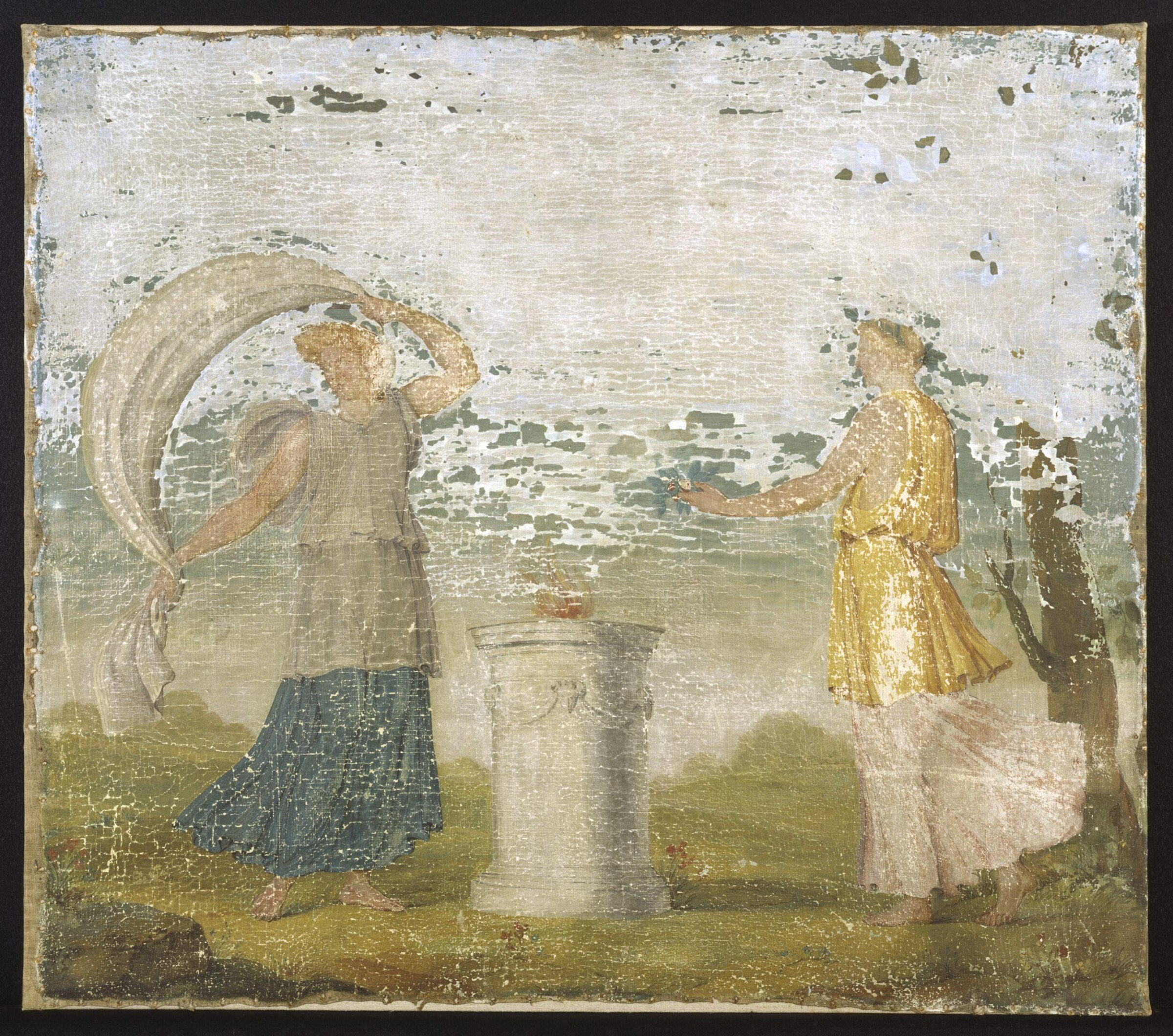Decorative painting for Kedleston Hall, Agostino Brunias, 1759-1761