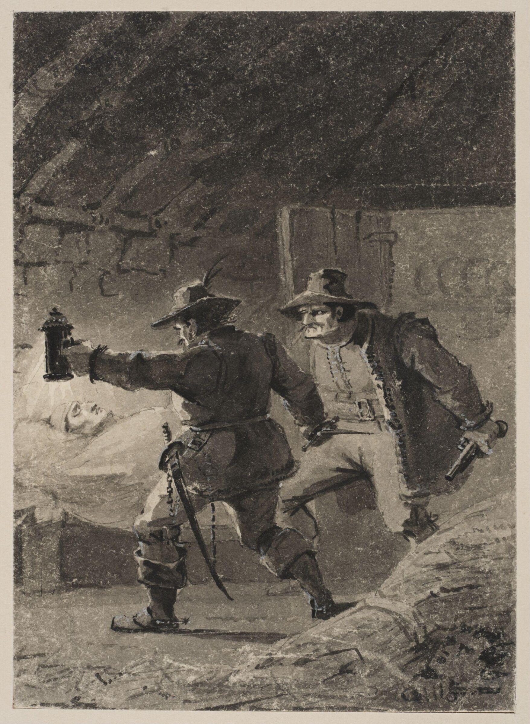 Drawing, Luke Clennell, 19th century