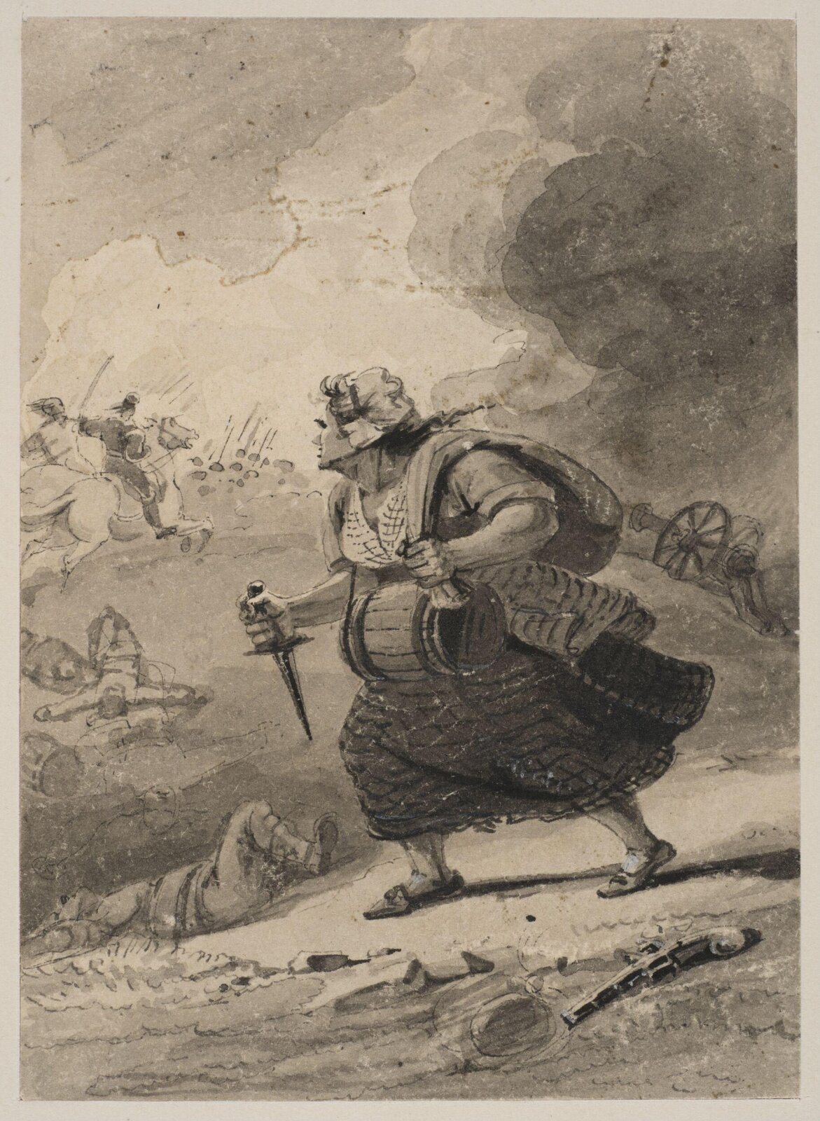 Drawing, Luke Clennell, 19th century
