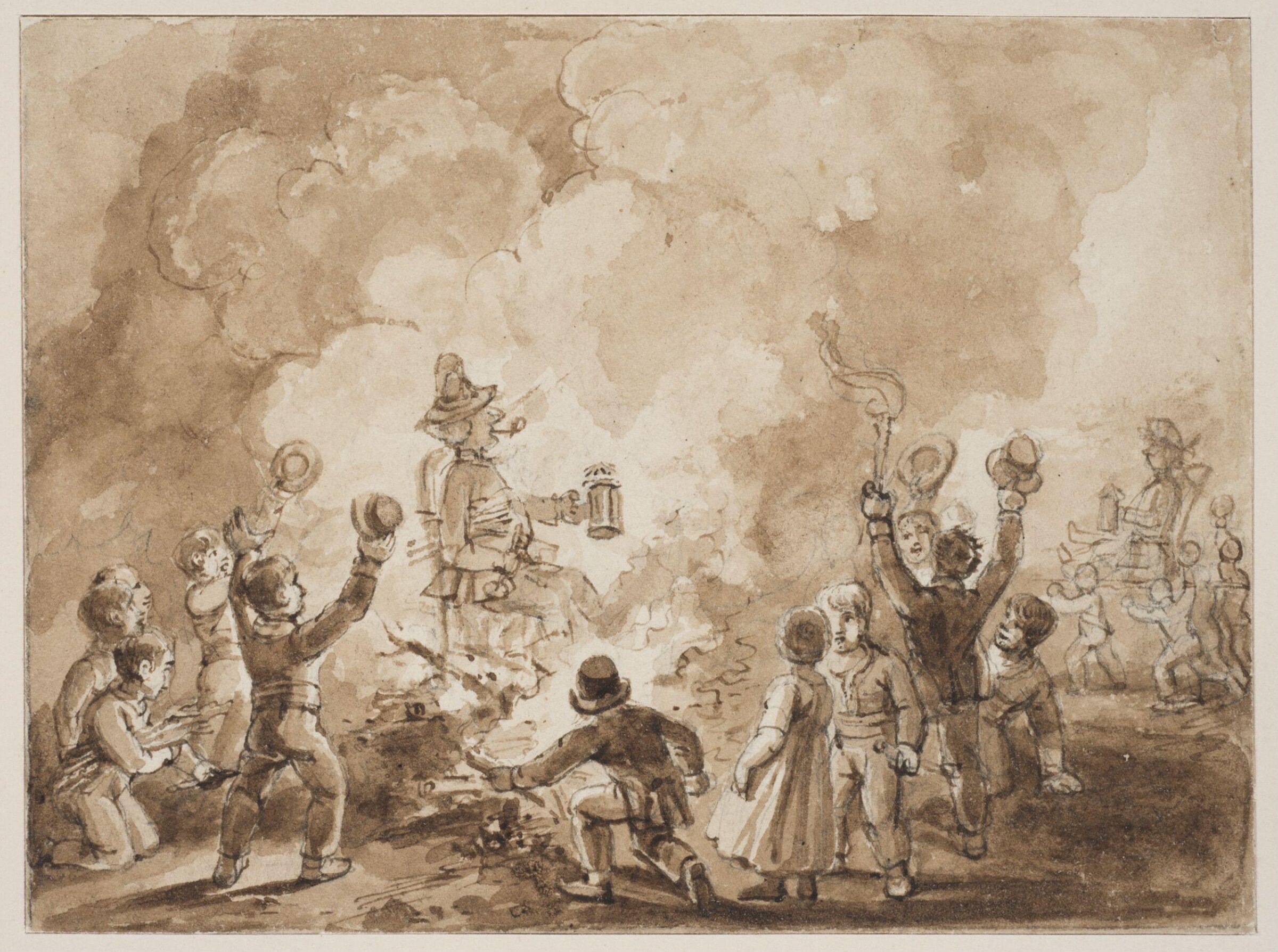 Guy Fawkes, Luke Clennell, 19th century