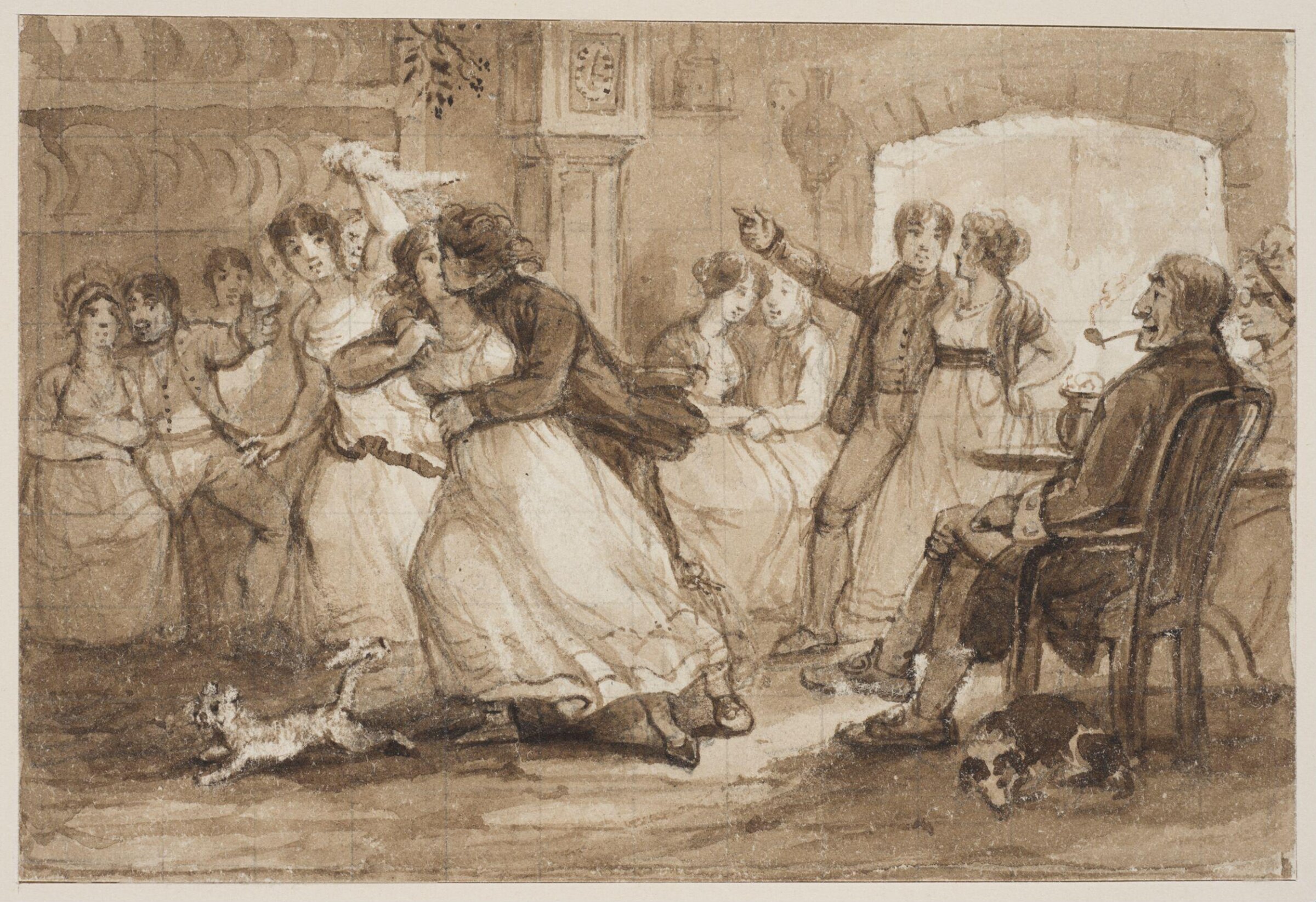 Merry making, Luke Clennell, 19th century