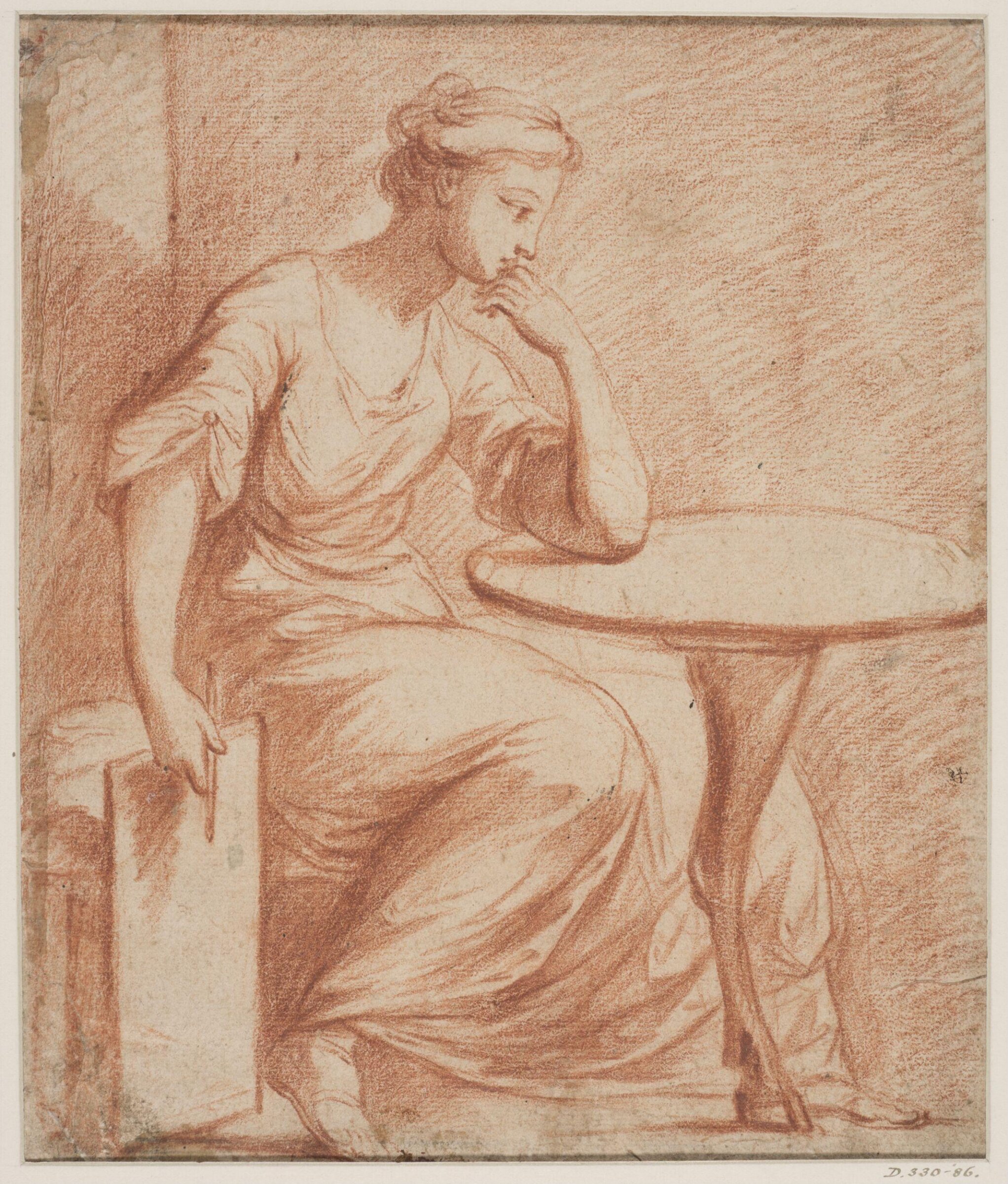 Meditation, Angelica Kauffman, late 18th century