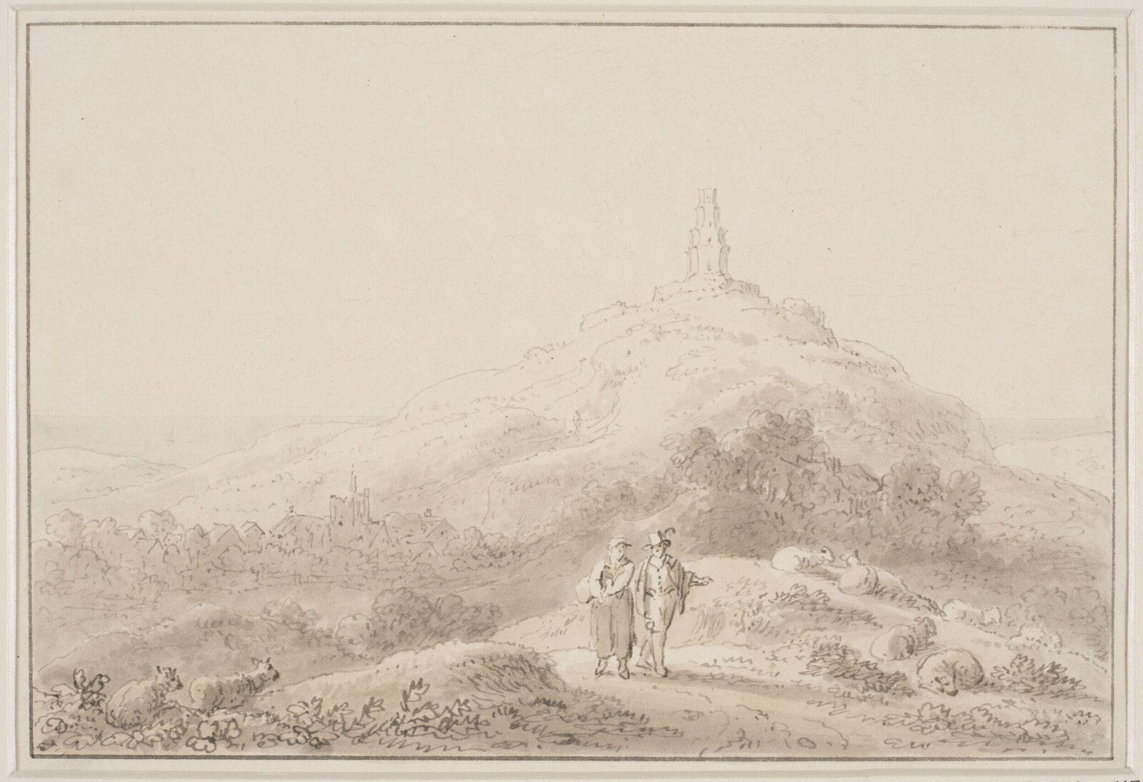Drawing, Anthony Thomas Devis, c.1800s