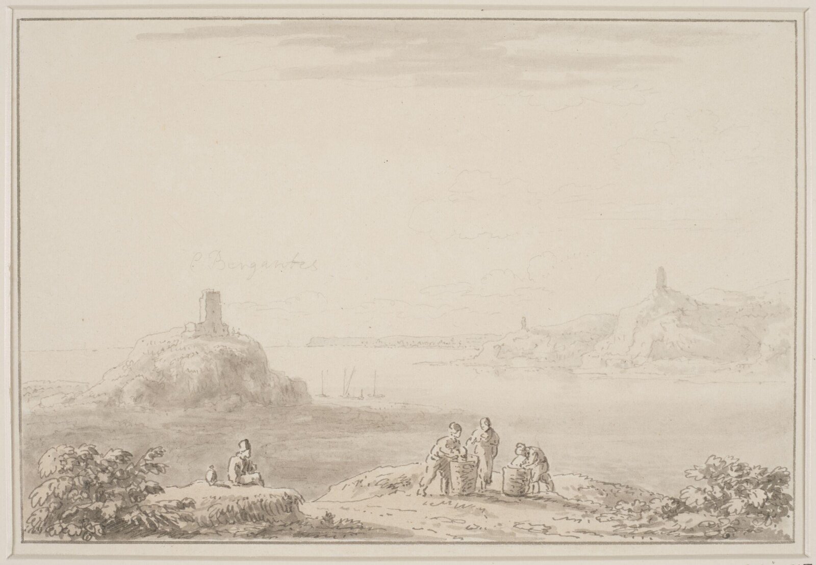 Drawing, Anthony Thomas Devis, c.1800s