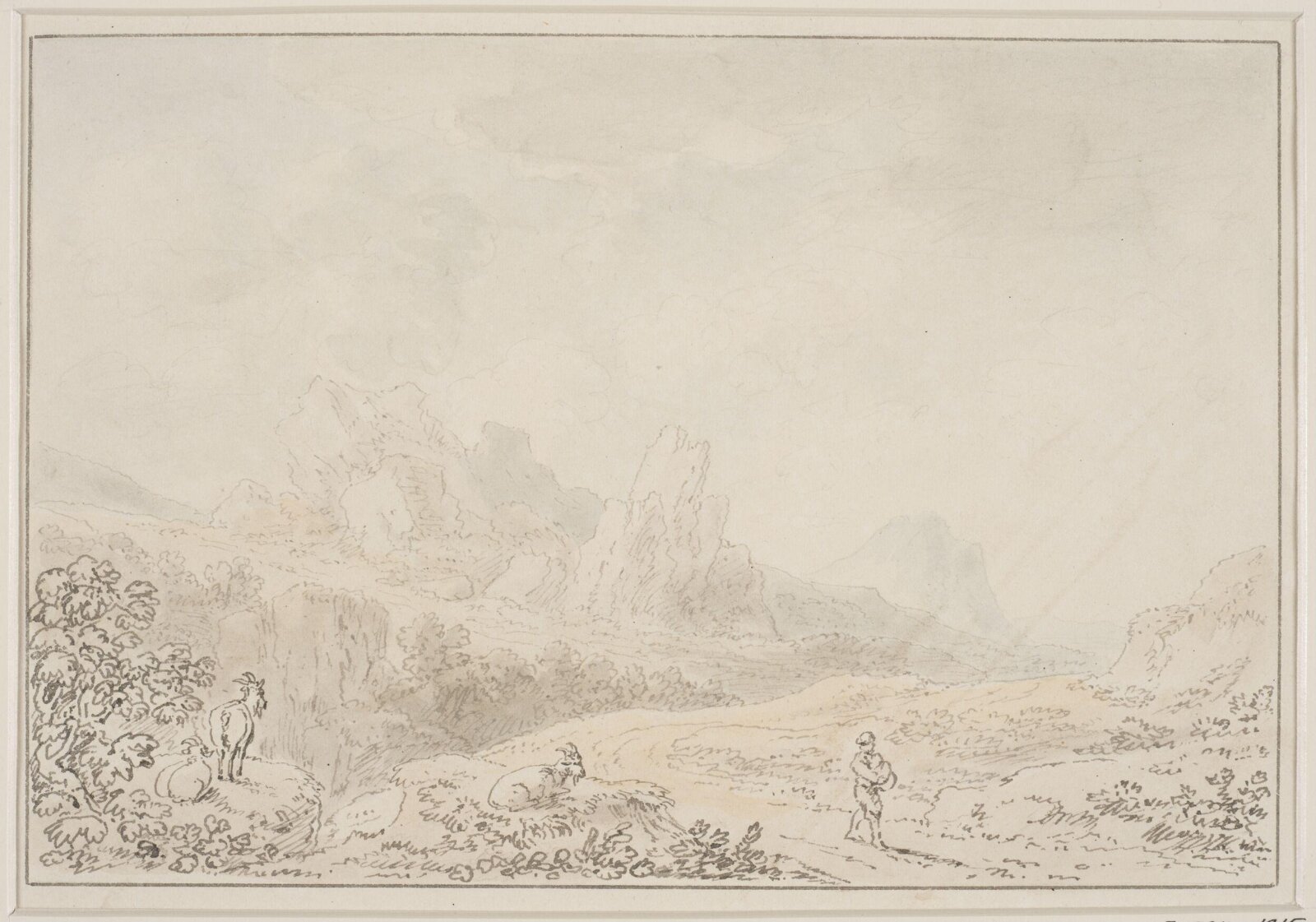 Drawing, Anthony Thomas Devis, c.1800s