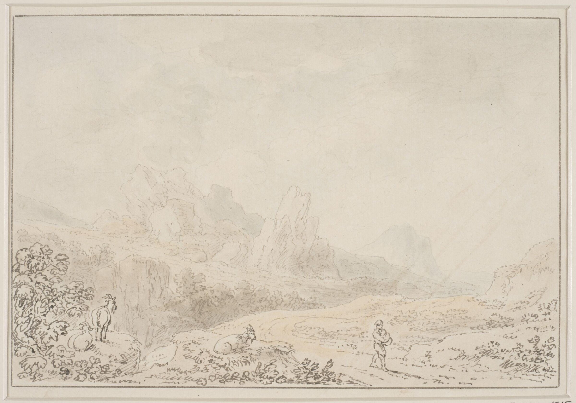 Drawing, Anthony Thomas Devis, c.1800s
