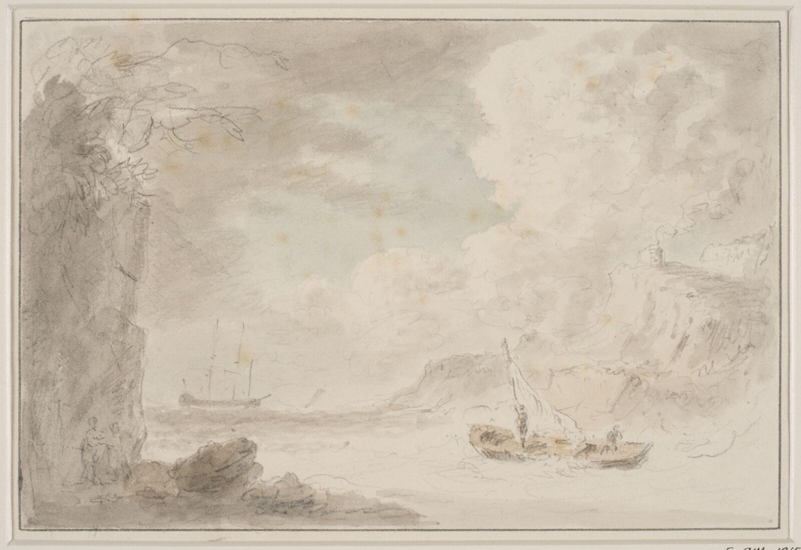 Drawing, Anthony Thomas Devis, ок. XIX века
