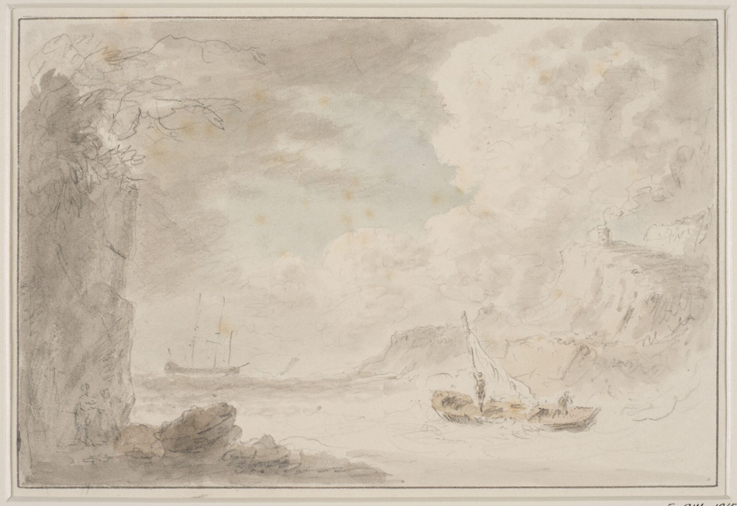 Drawing, Anthony Thomas Devis, c.1800s