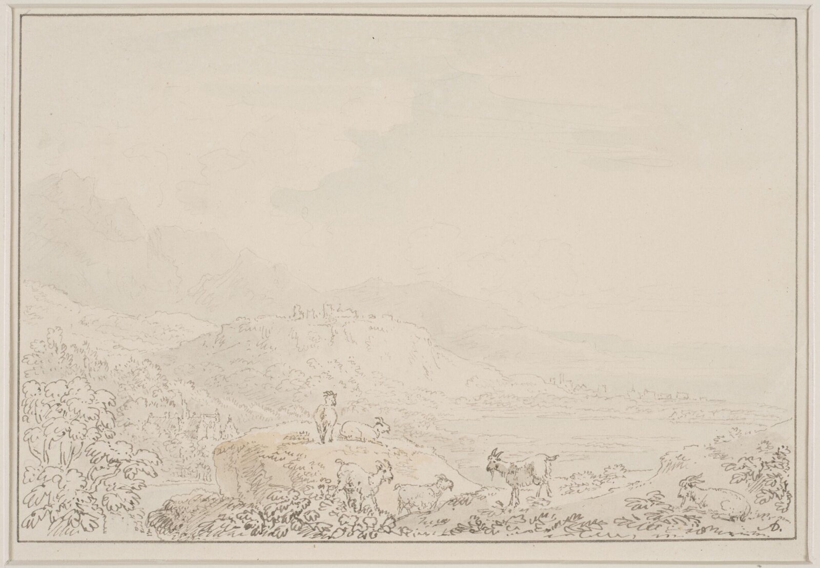 Drawing, Anthony Thomas Devis, c.1800s